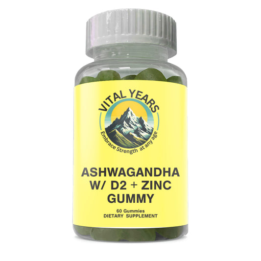 Ashwagandha with D2 + Zinc Gummies